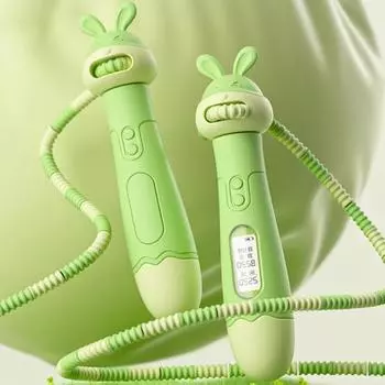 Скакалка с регулируемой длиной счетчика, эргономичная ручка, не спутывается, скакалка, оборудование для тренировок, фитнеса для детей розовый