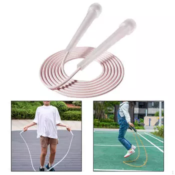 Скакалка с регулируемой скоростью для детей и взрослых — портативное оборудование для тренировок зелёный