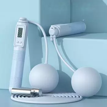 Скакалка Скакалка для прыжков Профессиональная беспроводная скакалка для спорта и фитнеса Беспроводное сегментированное детское женское оборудование с Big Ball