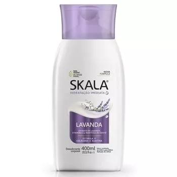 Skala Moisturizing Body Flower 400 мл Hidratante Lavanda Cream/Лаванда