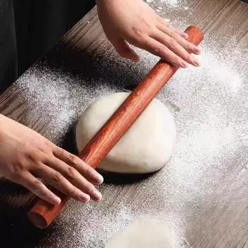 Скалка из цельного дерева, специальная удлиненная бытовая скалка, большая скалка для лапши, стержень для скалки, палка Get 1 free rag