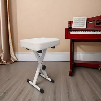 Скамейка для клавишных инструментов, мягкое сиденье для фортепиано, скамейка из искусственной кожи, мягкое сиденье для гитары пипа