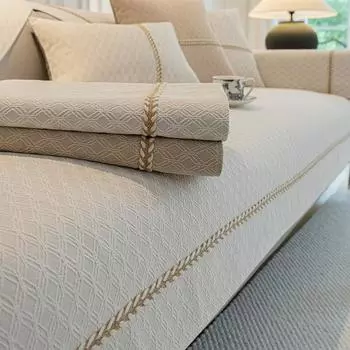 Скандинавская элитная подушка для дивана класса люкс, универсальные подушки для сидений Four Seasons, нескользящая простая современная ткань для чехла на диван из синели 70*70cm