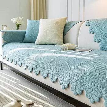 Скандинавская диванная подушка для гостиной, хлопковая нескользящая жаккардовая ткань для дивана, чехол для дивана, секционный чехол для дивана, защита дома 1pc 45x45 pillowcase