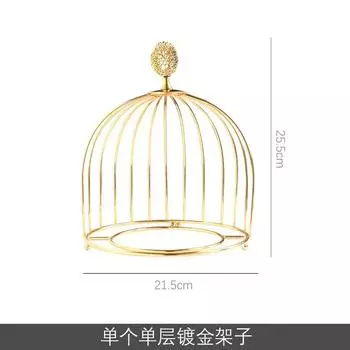 Скандинавская двухъярусная фруктовница, гостиная, легкая роскошь, подставка для торта, бытовая, для конфет, сухофруктов, снеков, керамический поднос, фруктовница