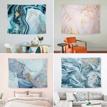 Скандинавская фоновая ткань Ins, подвесная ткань для гостиной, спальни, настенная ткань, домашнее прикроватное украшение, картина, гобелен 100x75