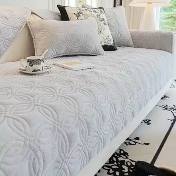 Скандинавская хрустальная бархатная диванная подушка Four Seasons, универсальная новинка, кремовая подушка для дивана, противоскользящая наволочка для дивана 70x70cm 1pcs