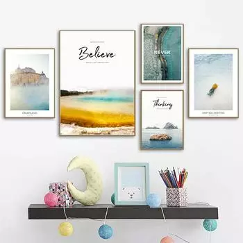 Скандинавская картина в скандинавском стиле настенная живопись принты декоративные листы постер декоративная картина на холсте для гостиной на стене без рамки 21*30cm No Frame