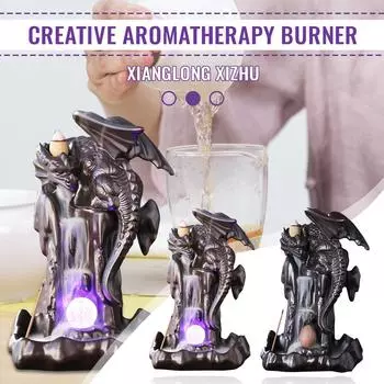 Скандинавская керамика с птеродактилем, печь для ароматерапии, домашний офис, декор стола, подарки A чёрный