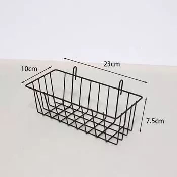 Скандинавская кованая железная решетка, подвесная корзина, украшения, фото, настенная панель для ванной комнаты, полка для хранения на кухне, домашний офис, декор чёрный