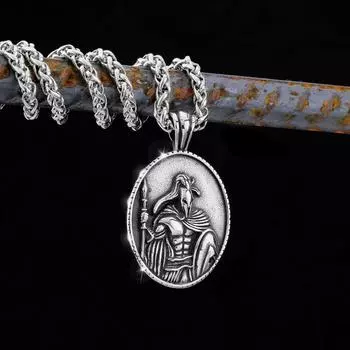 Скандинавская нержавеющая сталь 316L Viking Spartan Spirit, подвеска спартанской головы серебряный