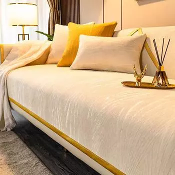 Скандинавская подушка для дивана Four Seasons, универсальная нескользящая высококачественная кожаная ткань для сиденья 70*70cm