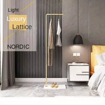 Скандинавская современная металлическая стойка для одежды - отдельно стоящая многоцелевая вешалка для костюмов со специальными функциями - одежда и аксессуары для спальни