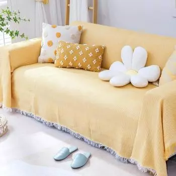 Скандинавская современная универсальная ткань Four Seasons, чехол для дивана, нескользящая универсальная подушка, чехол для дивана, полотенце, подушка, полотенце 90*90cm