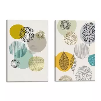 Скандинавская живопись, геометрические линии, абстракция, 2 шт., художественная панель, входной плакат, декоративная картина, настенное украшение, готовое изделие с