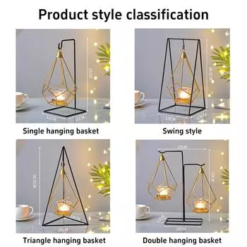 Скандинавские гидропонные украшения стола, подсвечники, металлические железные романтические домашние свечи, подсвечники для ужина, реквизит