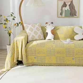 Скандинавские пледы для кроватей, марлевые покрывала для спальни, отдыха, декор в стиле бохо, диванное полотенце, мягкое одеяло, двойной тонкий лист 180x130cm