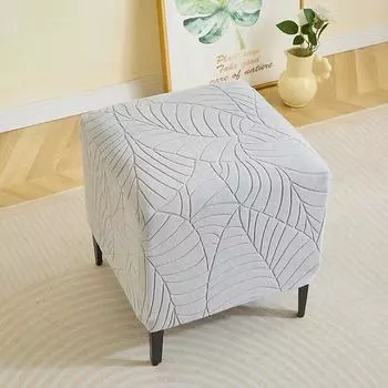Скандинавские жаккардовые чехлы для клубного кресла-бочки, нескользящий чехол на кресло, эластичный чехол для одинарного дивана, защита мебели для гостиной 1PC