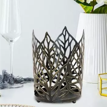 Скандинавский антикварный подсвечник, украшение из железа, железная подставка для свечей, ужин при свечах золотой