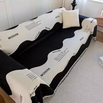 Скандинавский чехол для дивана, тканевый чехол для дивана, полотенце, универсальный чехол для дивана, четырехсезонная универсальная диванная подушка 180*130cm