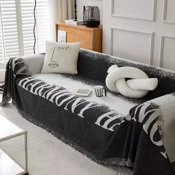 Скандинавский чехол для дивана, универсальная ткань для дивана Four Seasons, полностью покрытый чехол для дивана большого размера, не царапающийся, чехол 180*130cm