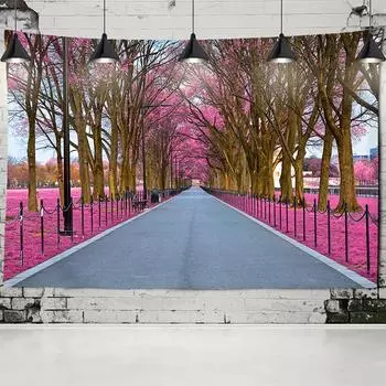 Скандинавский гобелен для спальни, гостиной, украшения дома, розовый цветок, настенный гобелен, фиолетовый лавандовый красочный гобелен с цветочным растением 100x75cm