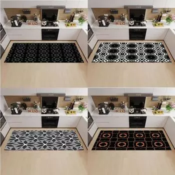 Скандинавский кухонный коврик, коврик для двери крыльца, гостиная, спальня, длинный ковер, коридор, нескользящий пол, детский ковер 50x80cm