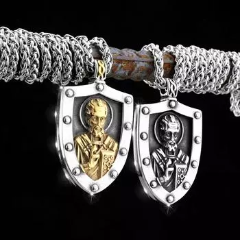 Скандинавский кулон еврейского священника серебряный