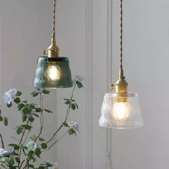 Скандинавский минималистский латунный проход японское стекло индивидуальность креативный прикроватная тумбочка спальня столовая все медное винтажное домашнее жилье chande чистый