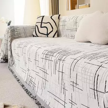 Скандинавский минимализм, чехол для дивана, ткань, четыре сезона, универсальный, полностью покрытый, High Sense, синель, чехол для дивана, полотенце, все включено 180*130cm