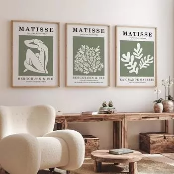 Скандинавский плакат, живопись, настенное искусство, холст, настенная картина, украшение для гостиной 21cm30cm NoFrame