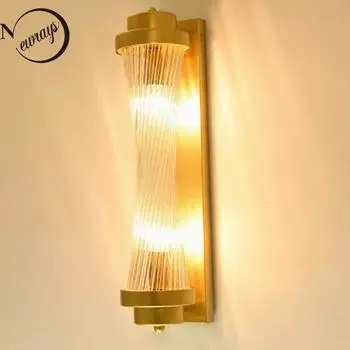 Скандинавский постмодернистский золотой настенный светильник E14, светодиодный простой и креативный вращающийся светильник, прикроватная лампа для спальни, гостиной, входа