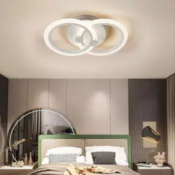 Скандинавский потолочный светильник, современный потолочный светильник для дома, спальни, гостиной, столовой, кабинета, кольцевой светодиодный светильник для кухни, столовой