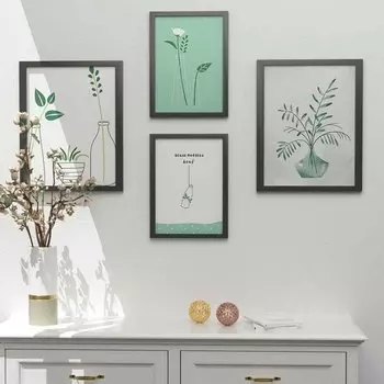 Скандинавский простой натюрморт масляная живопись прозрачная ваза искусство холст картина гостиная коридор офис украшение дома фреска без рамки 21*30cm No Frame