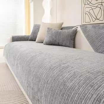 Скандинавский простой стиль, диванная подушка, четыре сезона, универсальный чехол для полотенец на спинку, ткань, нескользящий чехол для дивана, подушка из синели 70X70