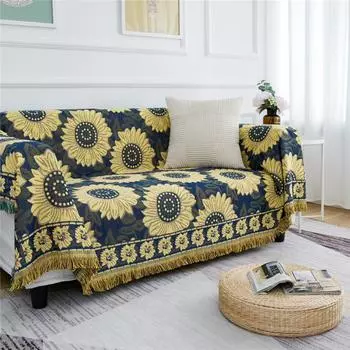 Скандинавский Простой Свет Роскошный Гостиная Двусторонний Отдых Покрывало Диван Чехол Скатерть Уличное Покрывало Диванная Подушка 90X90CM бежевый