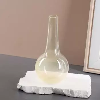 Скандинавский прозрачный креативный журнальный столик для гостиной Ins Wind Small Mouth Glass Vase