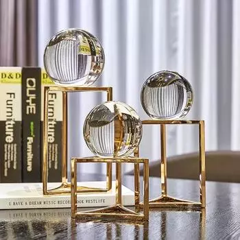 Скандинавский роскошный хрустальный шар, украшение, современный минималистский винный шкаф для гостиной, украшение стола, аксессуары для украшения дома