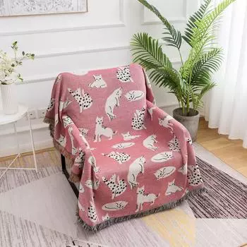 Скандинавский стиль Instagram, художественное повседневное одеяло, гобелен, художественное одеяло, абстрактное одеяло Европы и Америки, креативное одеяло, индивидуальный диван 130*180