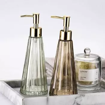 Скандинавский стиль, легкий роскошный зонт, стеклянная бутылка для эмульсии, бутылка для бытового дезинфицирующего средства для рук, разделенная на бутылки, гель для душа прозрачный