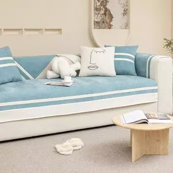 Скандинавский светильник для диванной подушки, роскошный современный универсальный универсальный чехол для четырех сезонов, новый чехол для подушки цвета хаки в полоску, полотенце 70X70cm 1pc