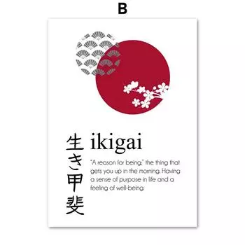 Скандинавский Укиё Югэн Бэцубара Цитата Текст Японское Настенное Искусство Постеры и Принты Холст Живопись Стена для Гостиной Домашний Декор 21cm30cm NoFrame