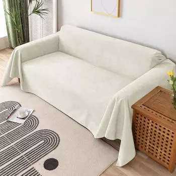 Скандинавский вельветовый сплошной цвет, водонепроницаемая, устойчивая к моче, цельная диванная подушка, универсальный чехол для дивана, полная ткань, универсальный чехол на четыре сезона 180*90