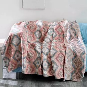Скандинавское хлопковое одеяло, богемный чехол для дивана, летние тонкие одеяла, покрывало для двуспального дивана, полотенце, одеяло, покрывало на кровать 100x160cm