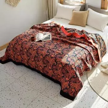 Скандинавское хлопковое одеяло, роскошное полотенце для дивана, летнее прохладное одеяло, двойное одеяло с кондиционером, одеяло для сна, покрывало, мягкая простыня 150x200cm