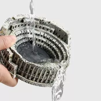 Скандинавское изделие из смолы для дома Колизей Легкоатлетическое поле Vocano Винтажный орнамент Украшение гостиной Ремесла Офисные принадлежности Украшение стола Colosseum