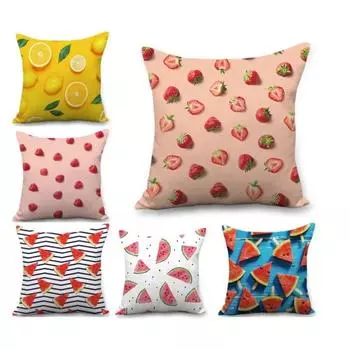 Скандинавское мультяшное украшение, милое простое украшение для дома, подарочная наволочка, квадратная модная наволочка 40x40cm