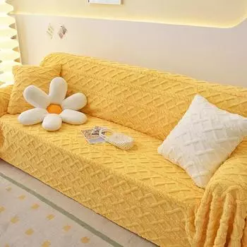 Скандинавское одеяло с кисточками, одиночное, полное, четырехсезонное, хлопковое, чехол для дивана, защита от пыли и царапин, защита от царапин, диванное одеяло, ковер 180x130cm