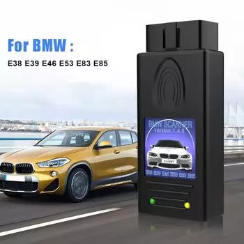 Сканер для BMW E38 E39 E46 E53 E83 E85 серии 3 5 7 X5 X7 версии 1.4.0 разблокировка для Windows XP диагностические инструменты для автомобилей считыватель кодов чёрный