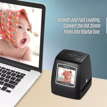 Сканер пленки Высокое разрешение 14MP/22MP Сканер слайдов пленки Преобразование 35 мм 135 мм 126 мм 110 мм 8 мм Цвет